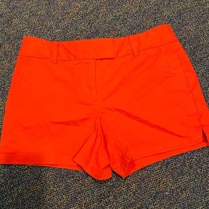 Loft orange shorts